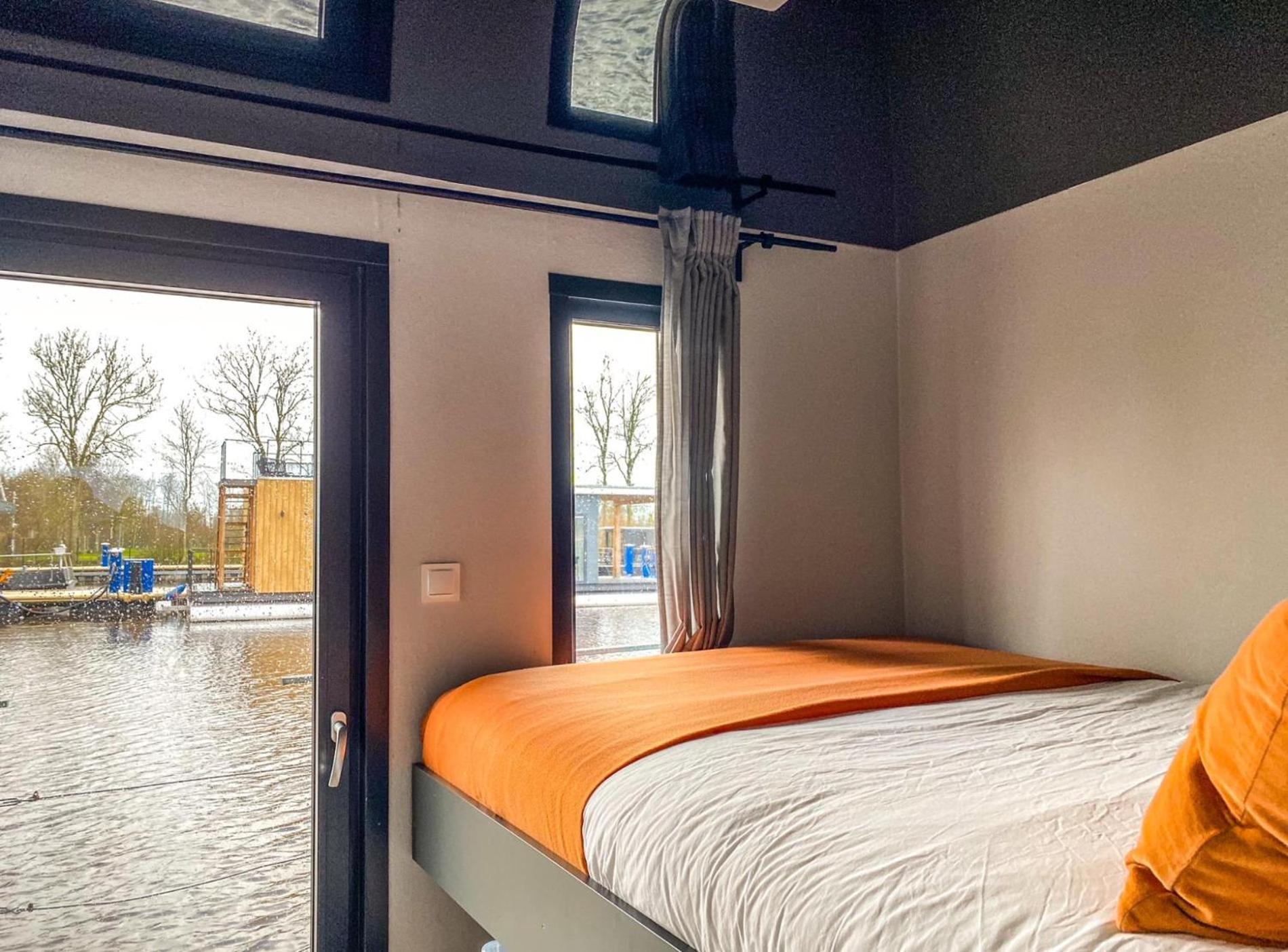 Houseboat Orange Sneekermeer Offingawier Dış mekan fotoğraf
